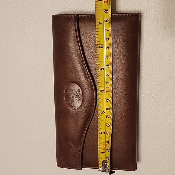 Beautiful Buxton Heiress Brown Leather RFID Long Wallet, Kisslock Pouch EUC - Picture 13 of 16